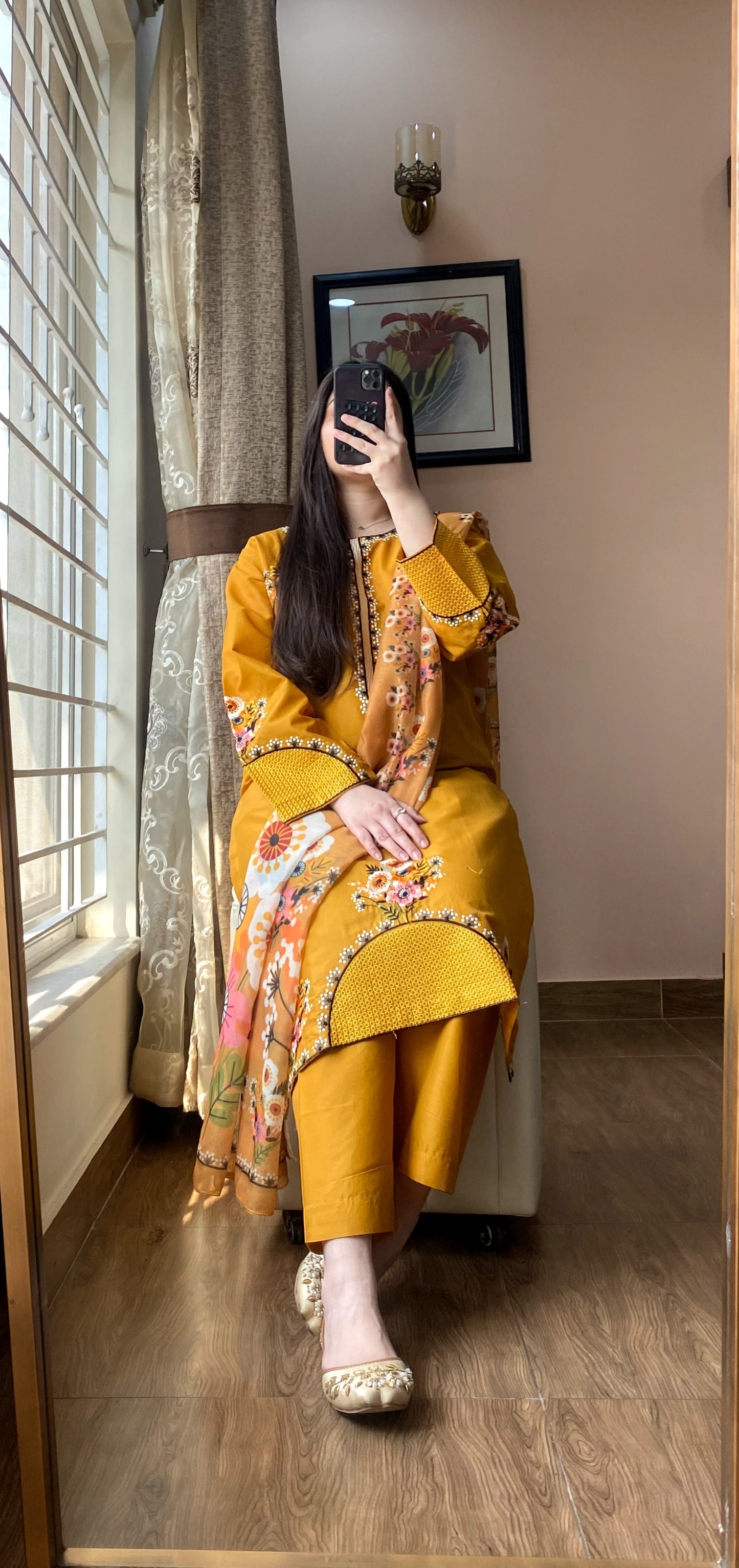3 Piece Embroidered Cotton Lawn Stitched Dress -118