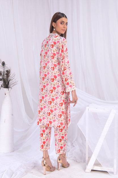 2 PC Premium Stitched Suit - Noor 023