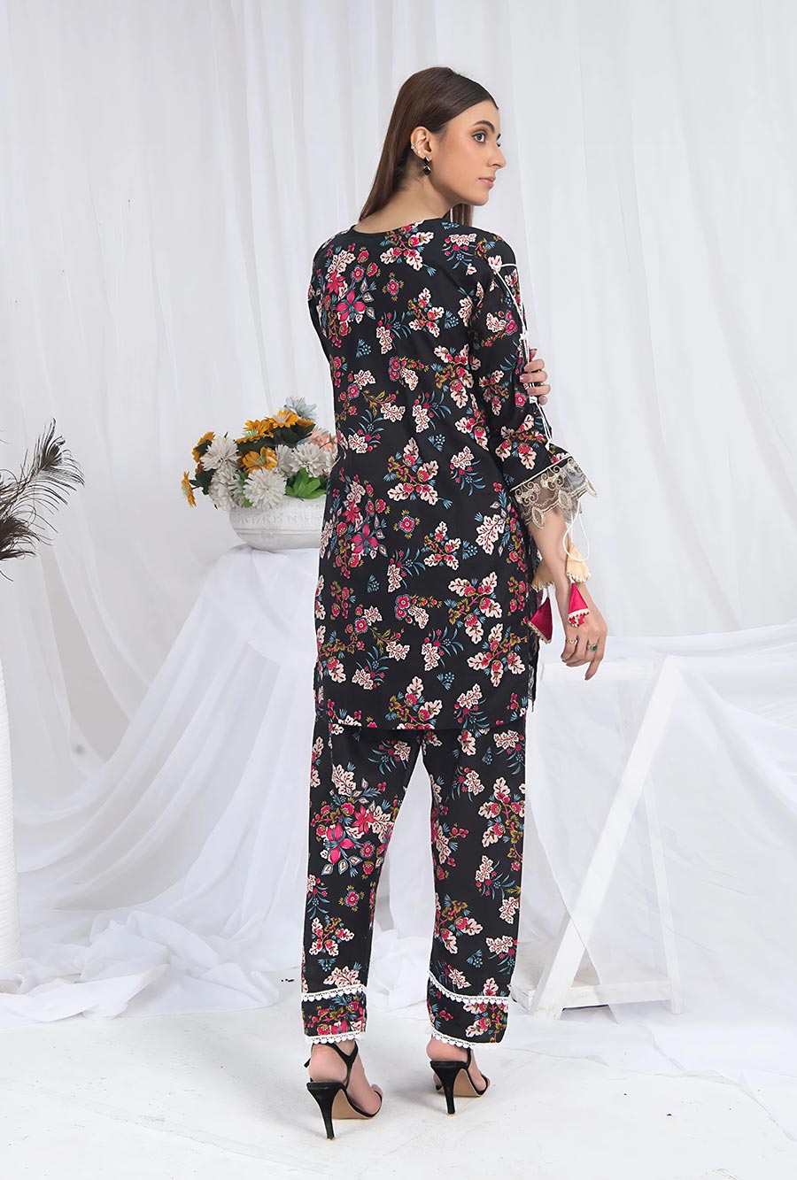 Styled Printed 2 Pc Suit - SP 041