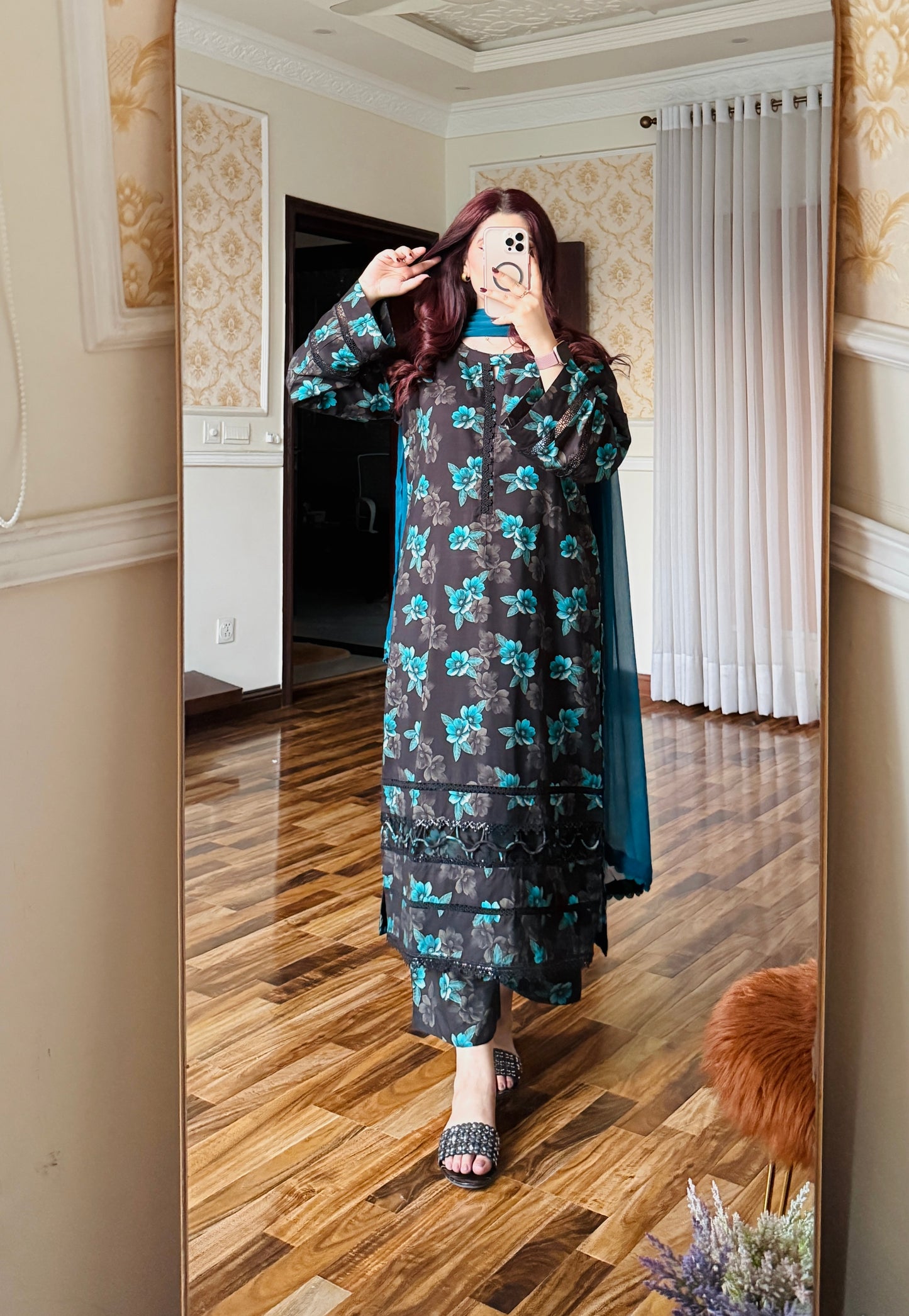 3 Piece -Premium Viscose Stitched Dress for winter - 057