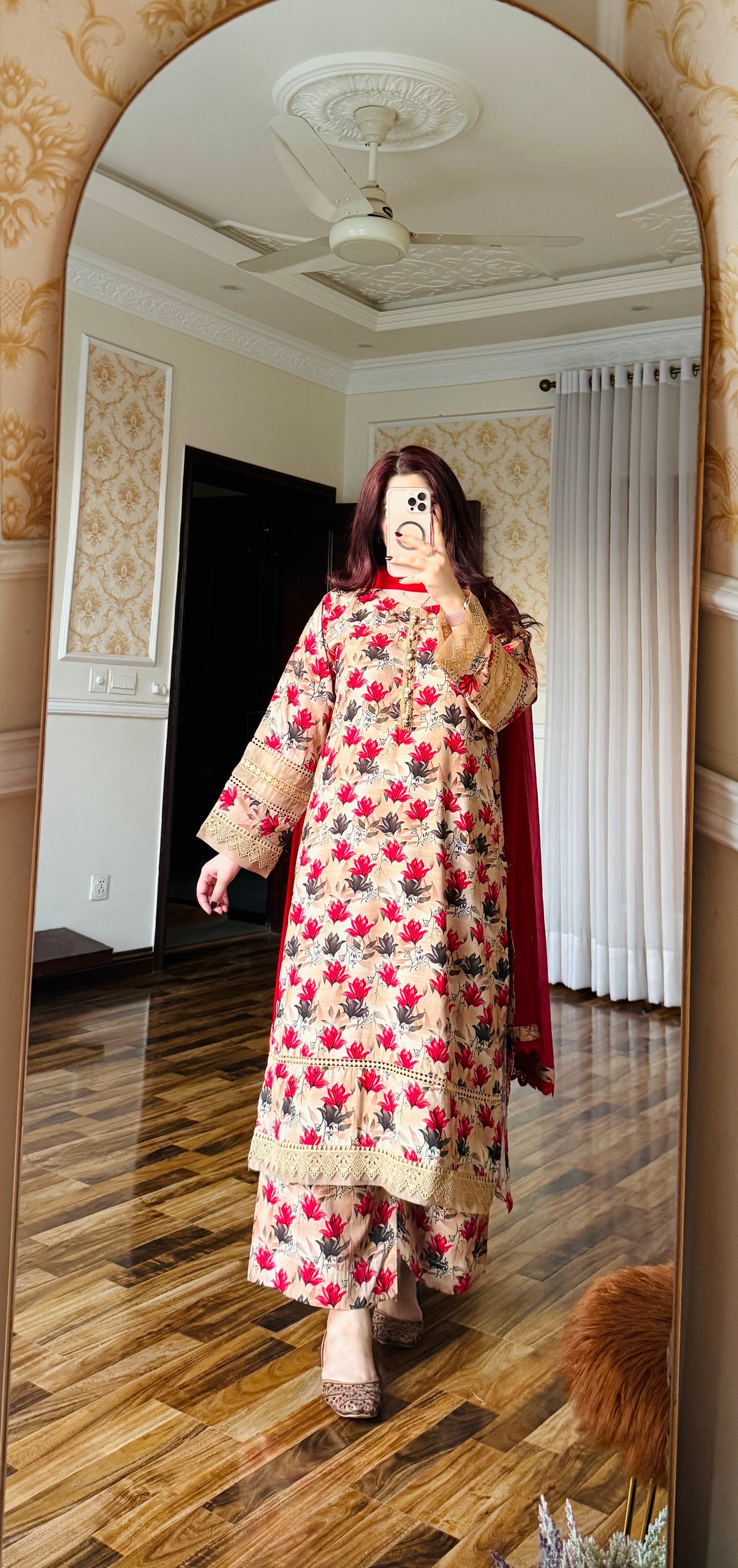 3 Piece -Premium Viscose Stitched Dress for winter - 056