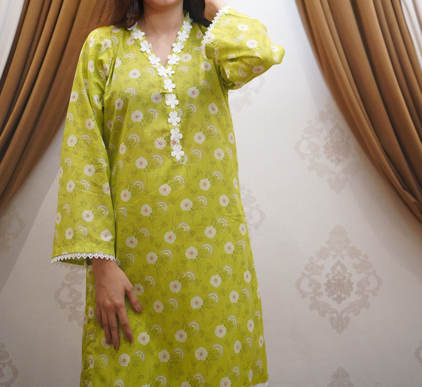 2 PC Premium Stitched Suit - Noor 026