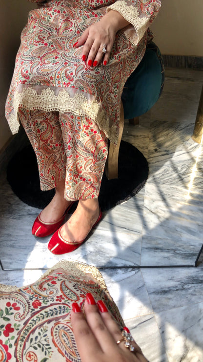 2 PC Premium Stitched Suit - Noor 024