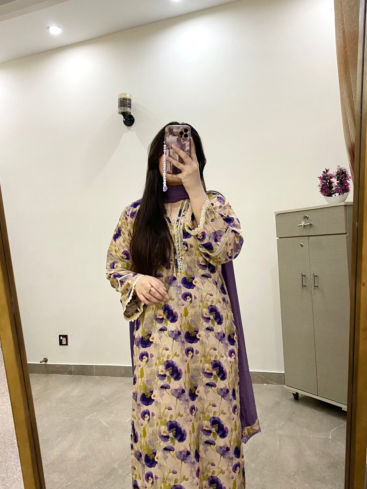 3 Piece -Lawn Printed Stitched Dress -239