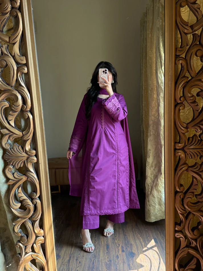 2-Piece Premium Lawn Stitched Suit-247