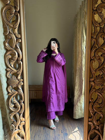 3-Piece Premium Lawn Stitched Suit-247