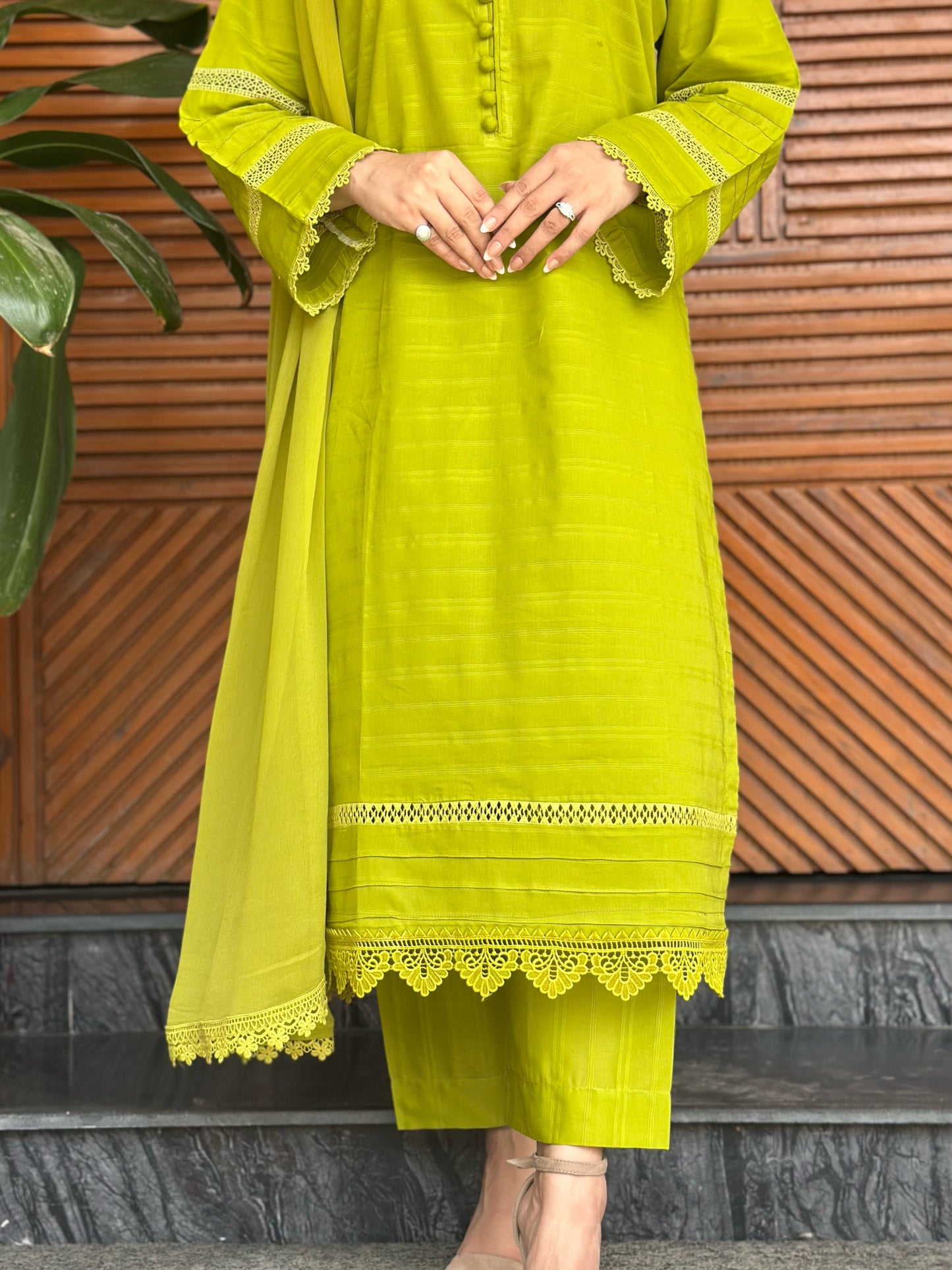 3-Piece Premium Lawn Stitched Suit-293