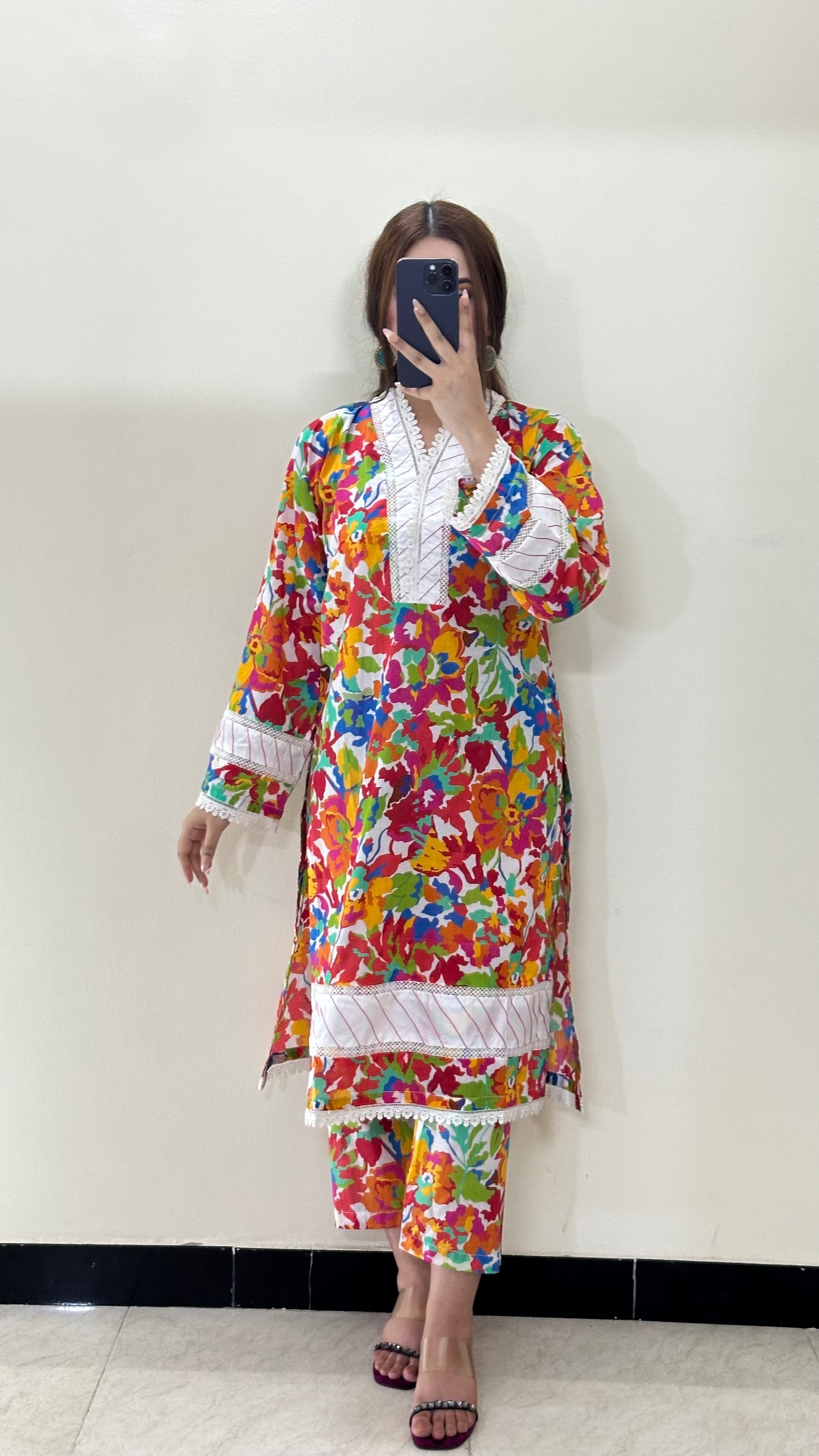 2 Piece Lawn Stitched Suit