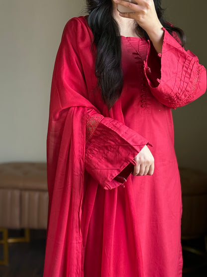 2-Piece Premium Lawn Stitched Suit-259