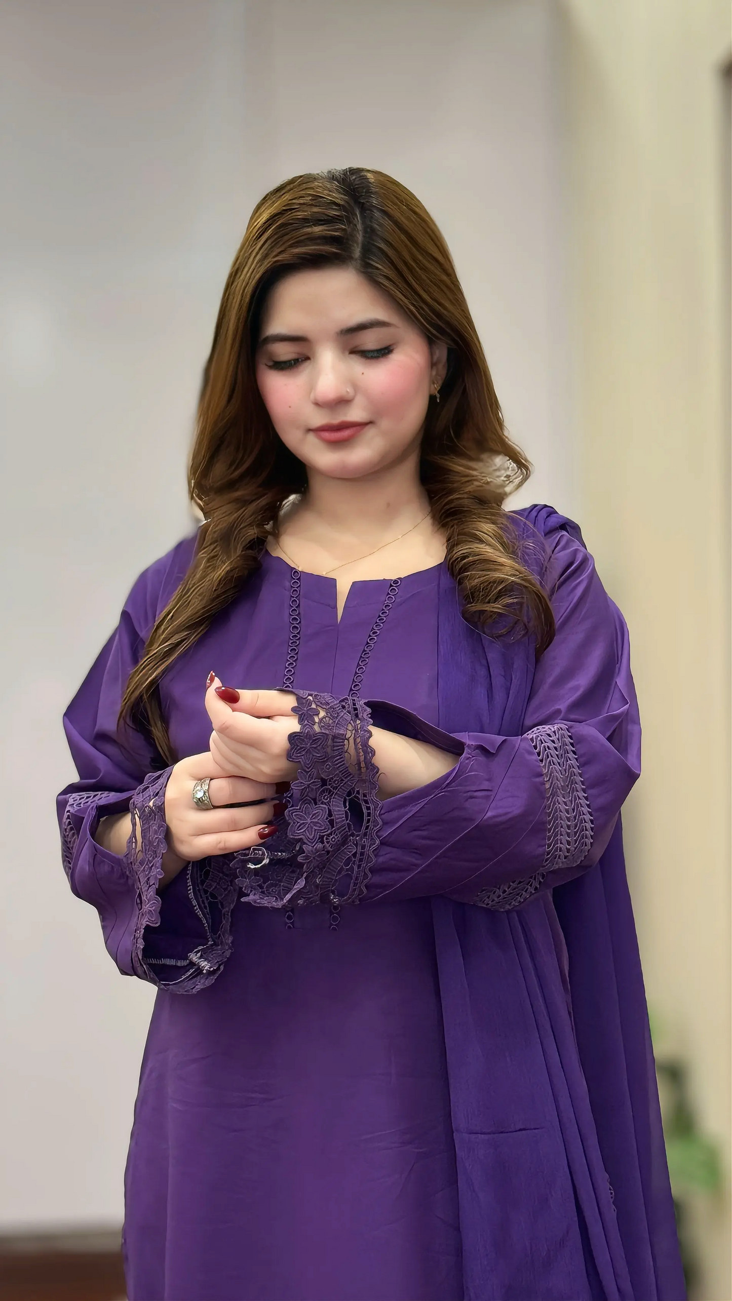 3-Piece Premium Lawn Stitched Suit-287