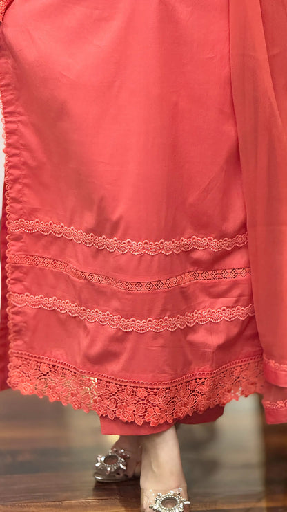 3-Piece Premium Lawn Stitched Suit-286