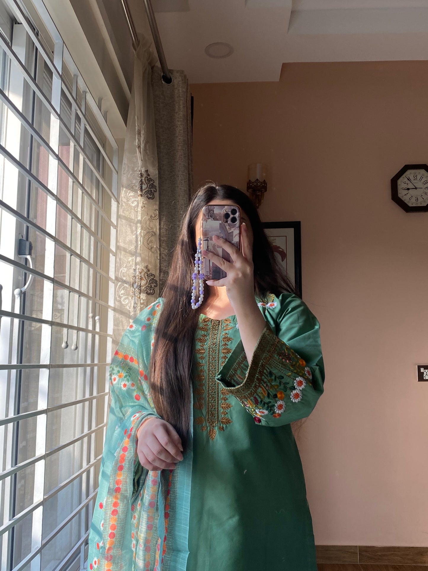 3-Piece Embroidered Lawn Stitched Dress-115