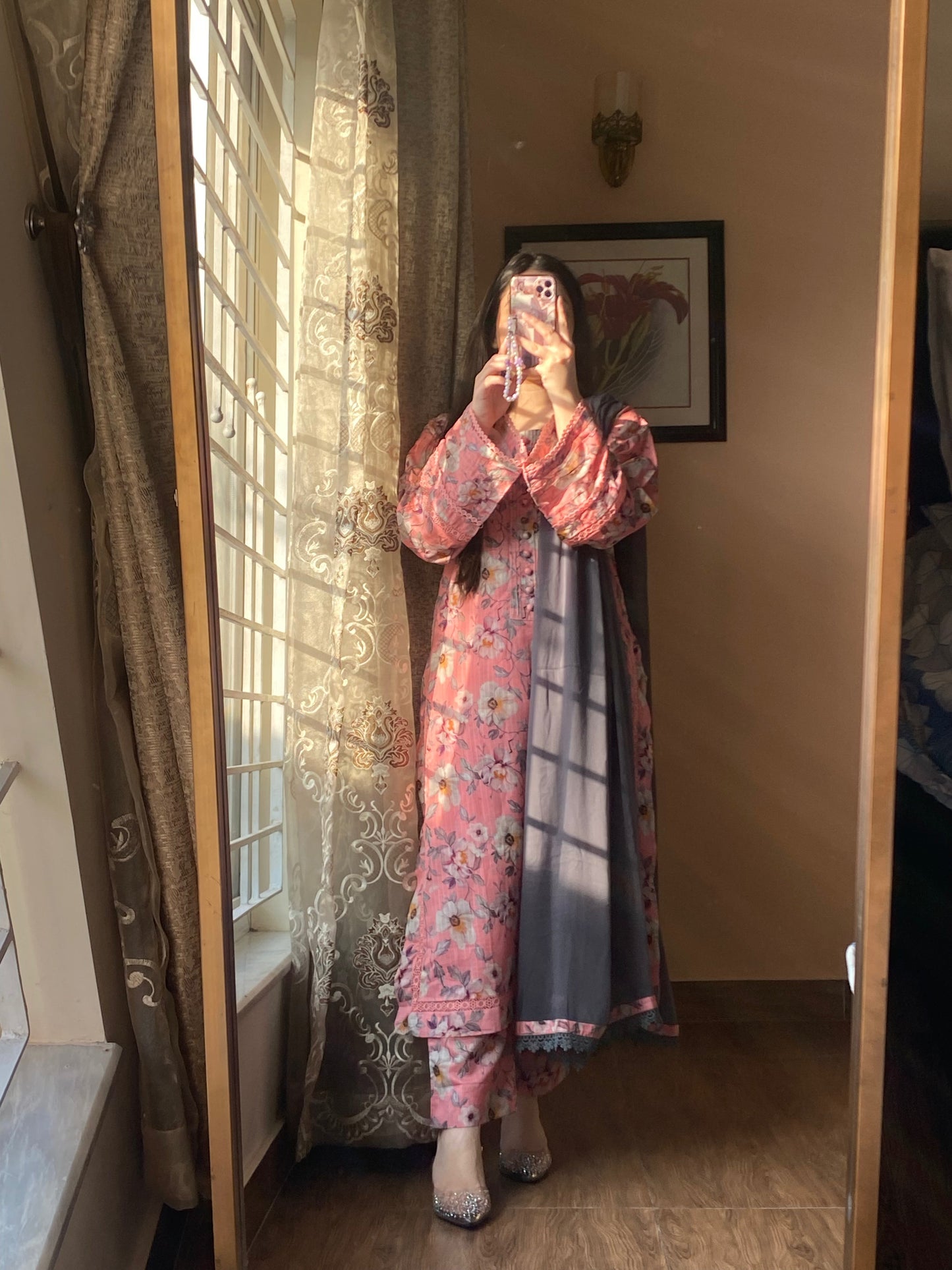 3 Piece -Premium Dobby Lawn Stitched Dress - 238