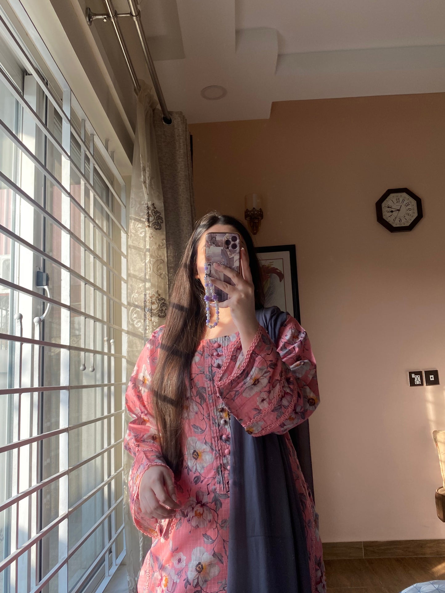 3 Piece -Premium Dobby Lawn Stitched Dress - 238