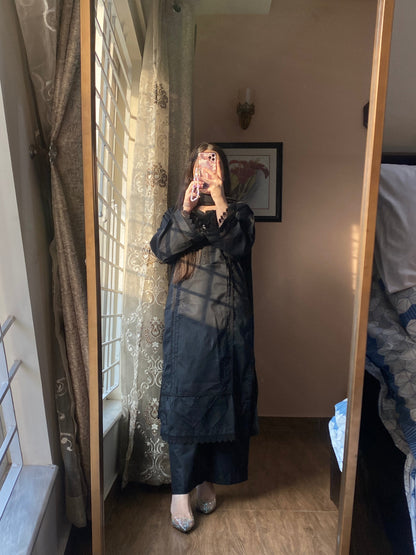 3-Piece Premium Lawn Stitched Suit-229