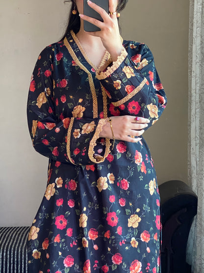 3 Piece - Lawn Printed Stitched Dress - 263