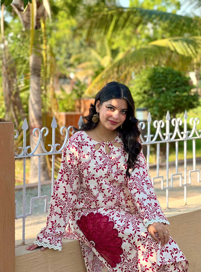 2 PC Khaddar Stitched Suit - 041 White