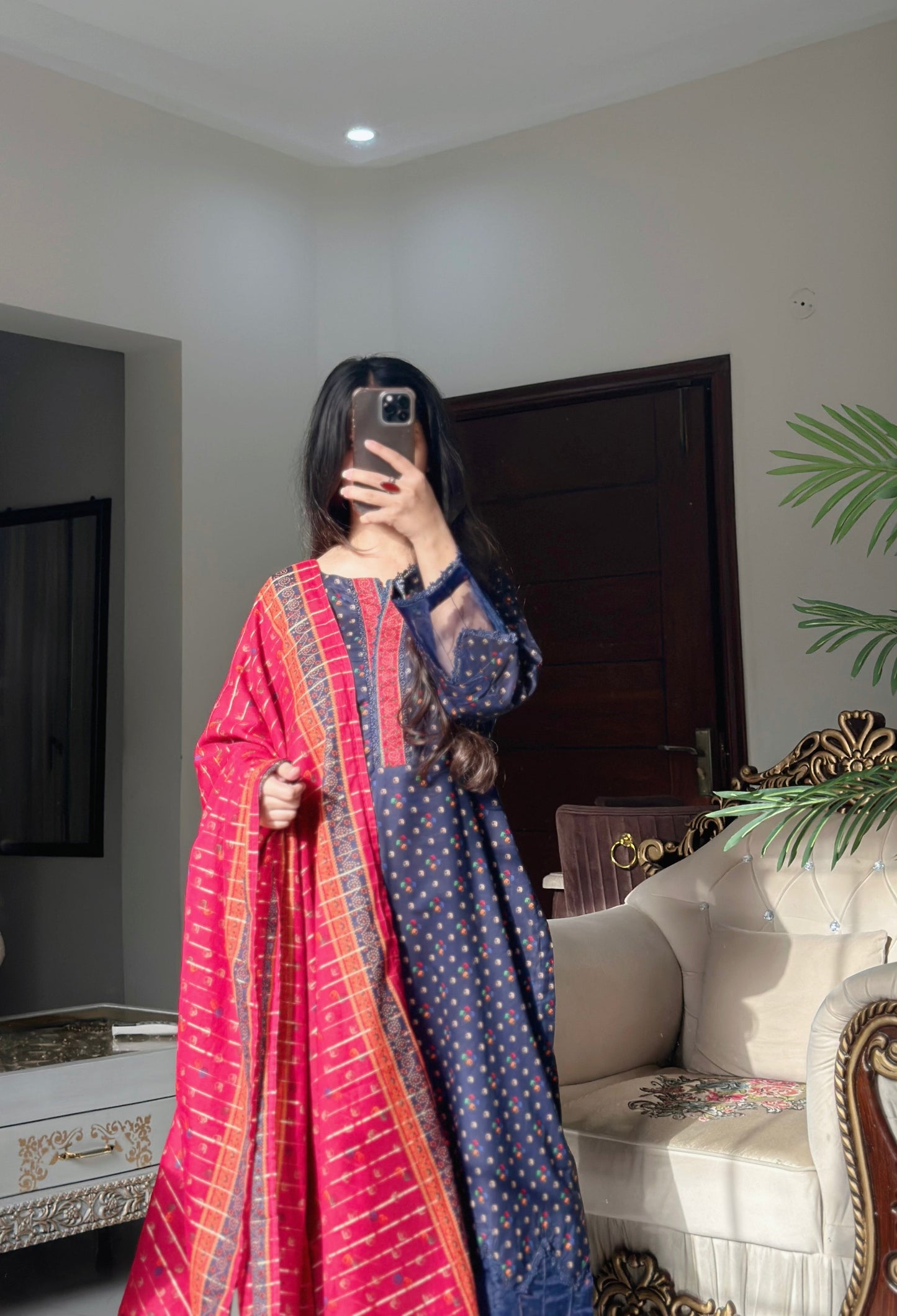 3 Piece - Printed Lawn Stitched Suit-283-B