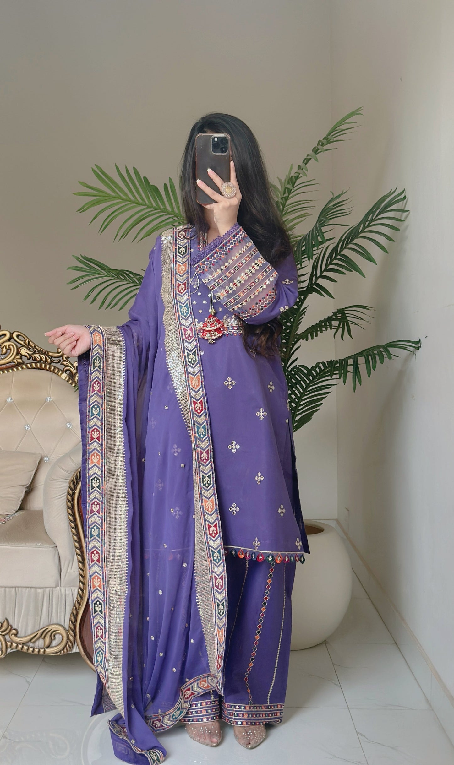 3 Piece - Embroidered Pure Lawn Suit-291