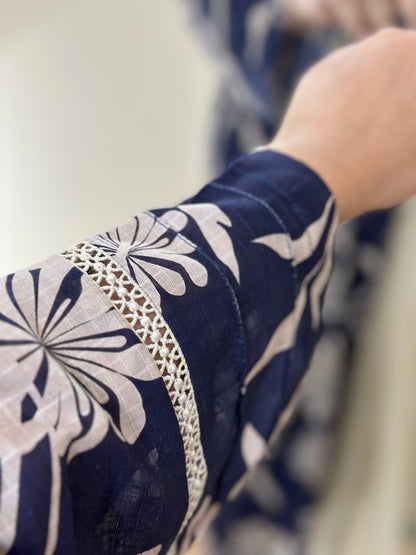 3 Piece -Dobby Lawn Stitched Dress -237