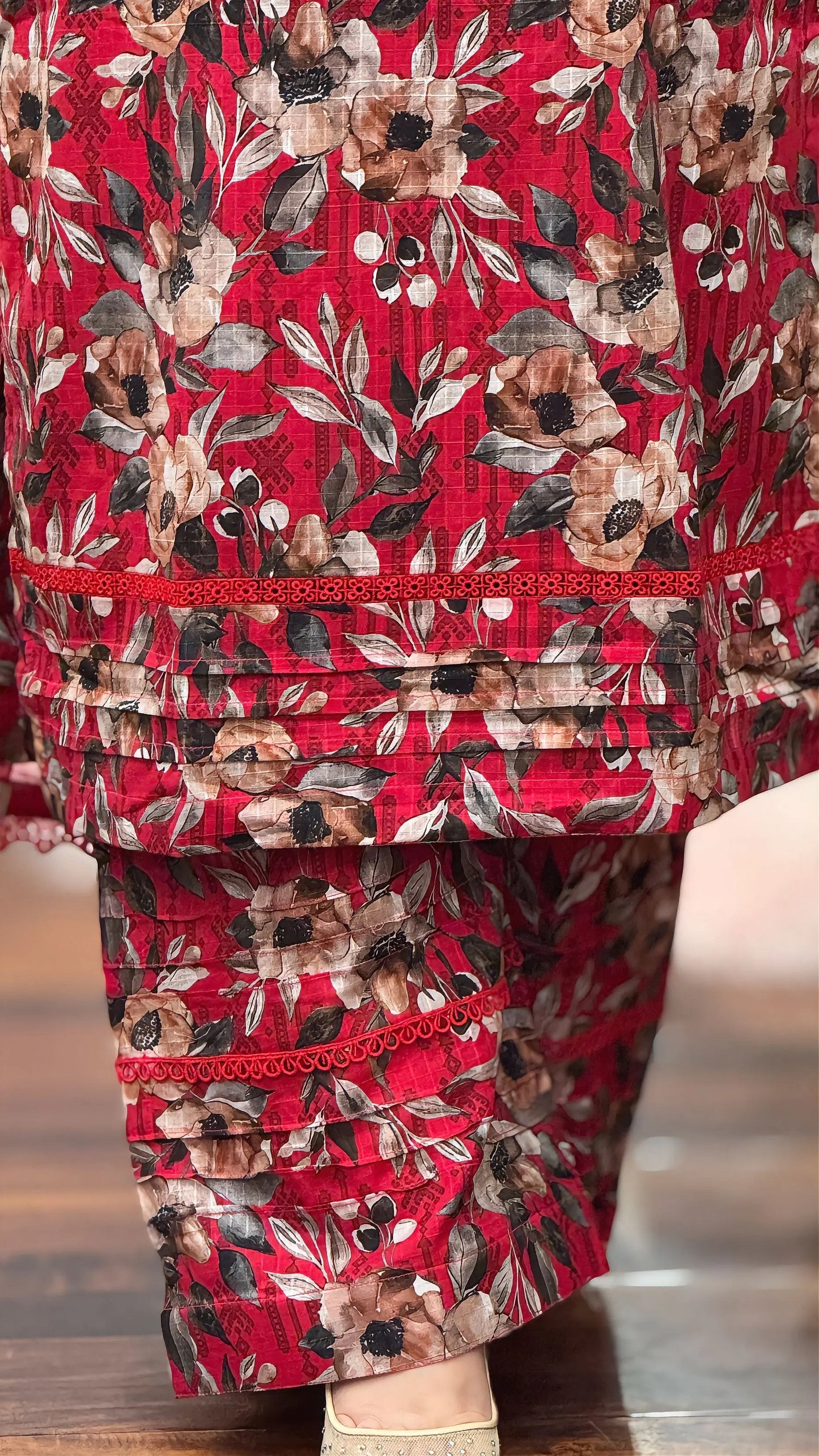 3-Piece Lawn Stitched Dress - 250