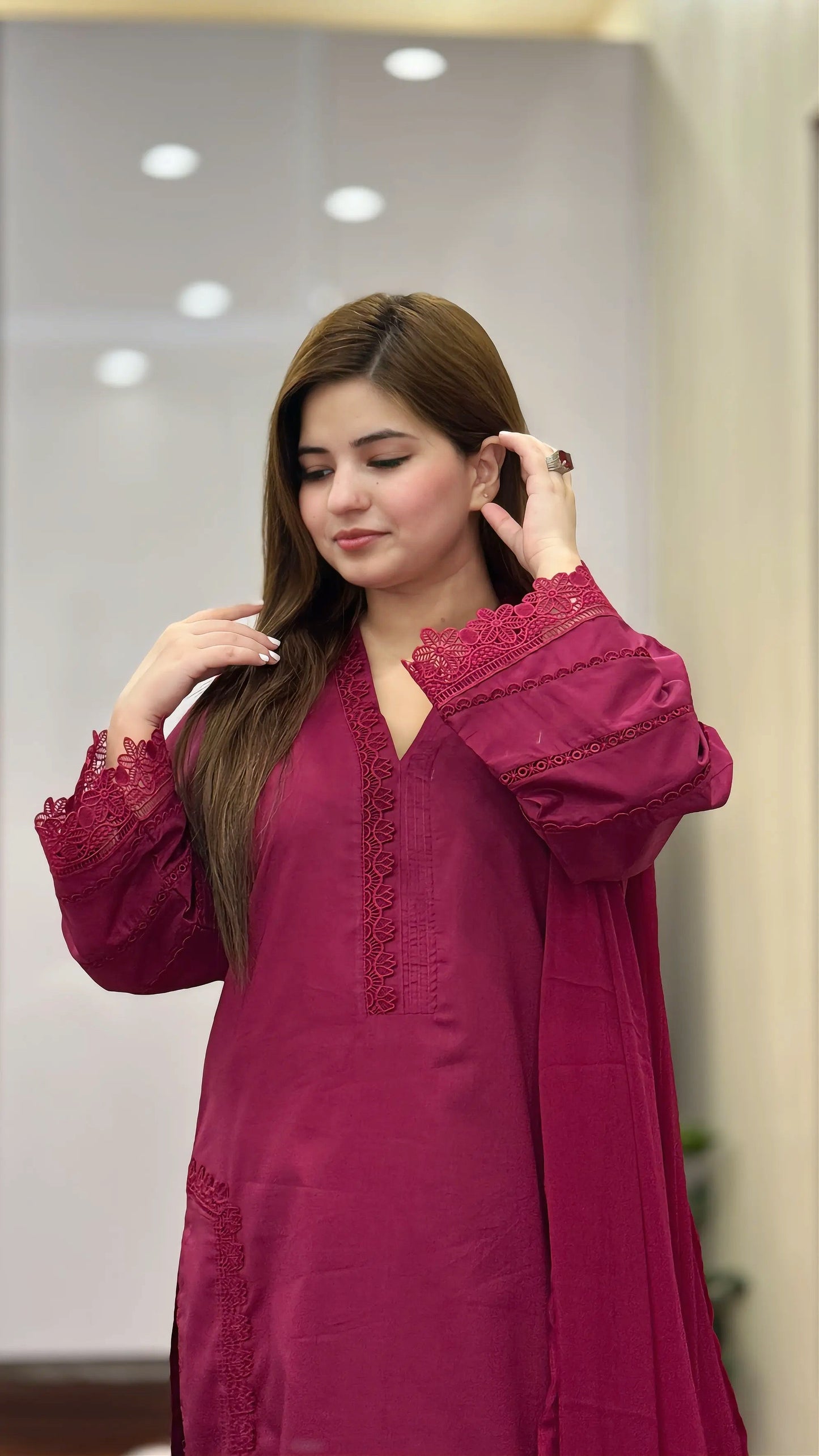 3-Piece Premium Lawn Stitched Suit-276