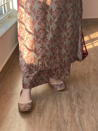 3 Piece- Pure Cotton Lawn Stitched Dress -244